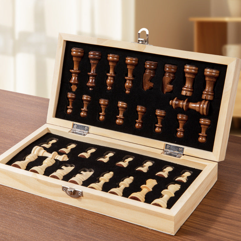 Solid Wood Magnetic Chess Set