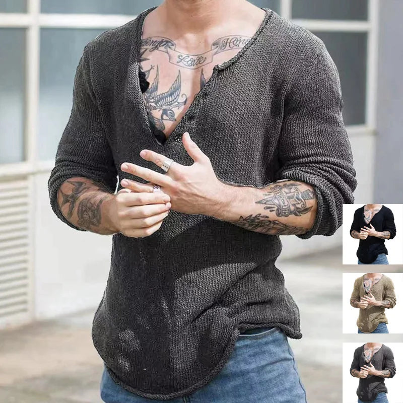 https://ae01.alicdn.com/kf/Sa085f9c8f85344f2a0ac9489d622c1d86/Mens-Sweaters-Fashion-Spring-and-Autumn-Pullover-V-neck-Thin-Bottoming-Shirt-Solid-Color-Long-Sleeve.jpg