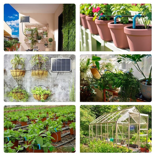 Solar Powered Automatic Drip Irrigation Kit