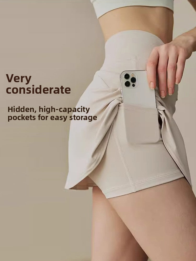 Womens Quick Dry Sports Skirt with Shorts